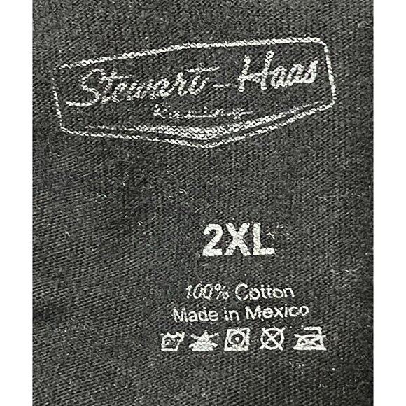 Stewart Haas Nascar Graphic T-Shirt Kurt Busch 41 Black Green Size 2XL Short Sle - Picture 3 of 5